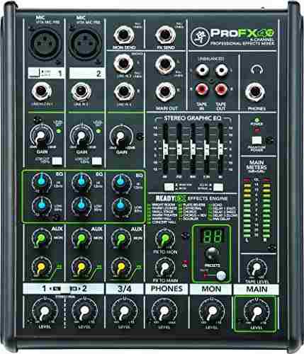 Mezclador Profesional Mackie 4 Channel (profx4v2)