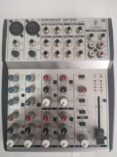 Mixer Behringer Ub 1002 Para 4 Micrófonos + 8 Canales