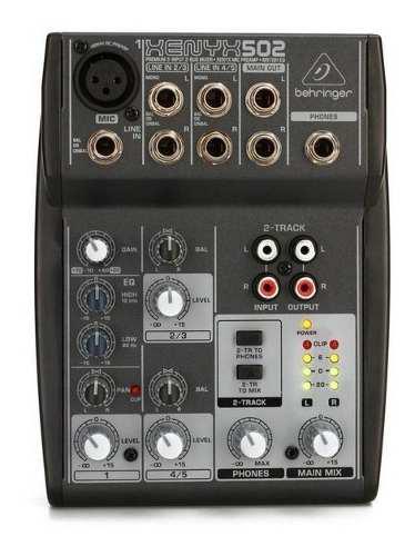Mixer Behringer Xenyx 502 Usb Consola Sonido