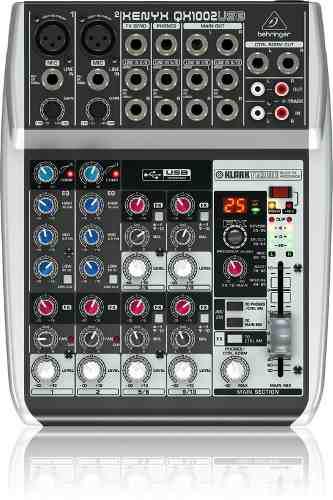 Mixer Con Efectos Klark Teknik Consola Behringer Qx1002 Usb