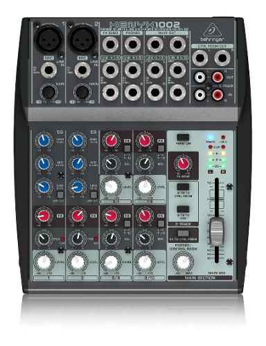 Mixer Consola De 2 Entradas De Microfono, Behringer 1002