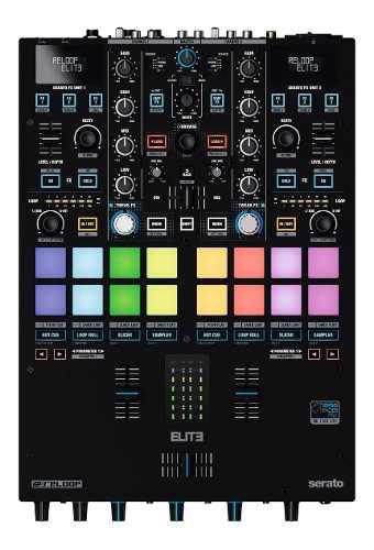 Reloop Elite Mixer Lic. Serato Vinilos Pads Audio Usb Pc Mac