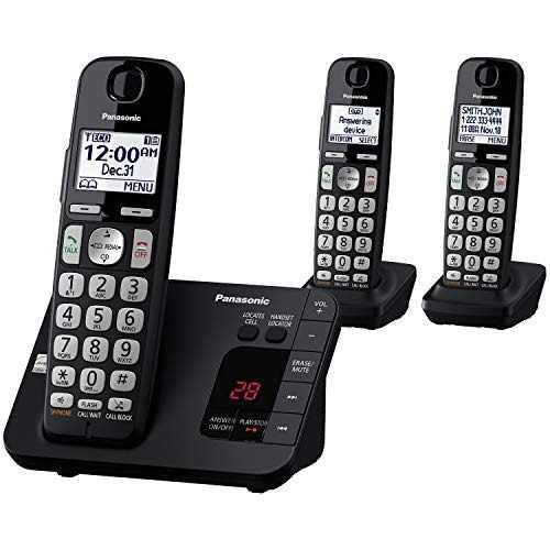 Teléfono Inalámbrico Panasonic Kx-tge433b Con Contestador