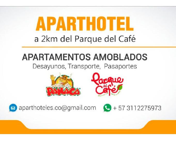 Aparthotel 2km Parque del Café- Turismo eje cafetero