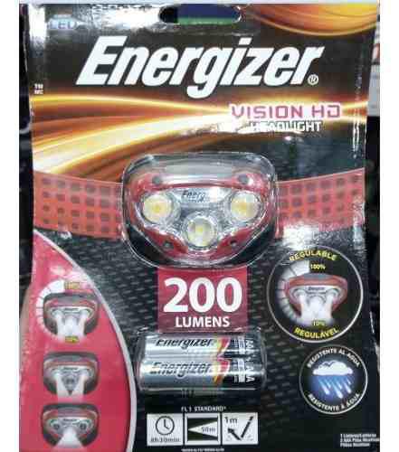 Linterna Manos Libres Minera Vision Hd Energizer 200 Lumens