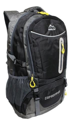 Morral Camping Montañismo Bin Outdoor Negro 65 Litros B-403