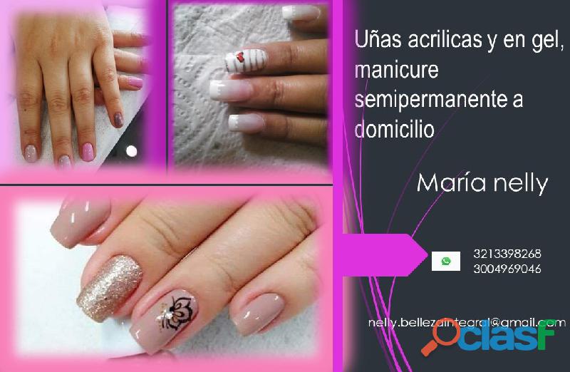 EXTENSIONES DE UÑAS A DOMICILIO EN BOGOTA