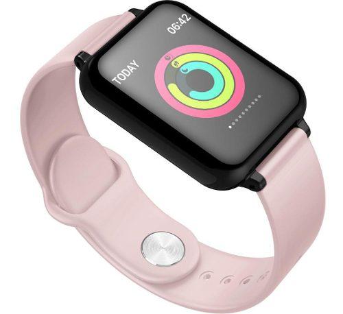 Reloj Inteligente Smartwatch Unisex Pink Bluetooth