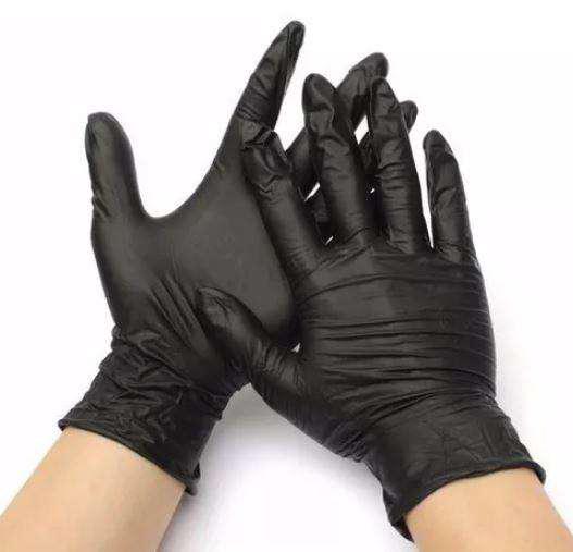 Guantes De Nitrilo Color Negro Precision Care