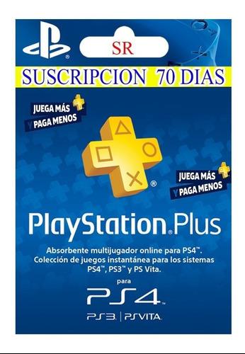 Ps Plus 70 Dias - Playstation Plus | Ps4