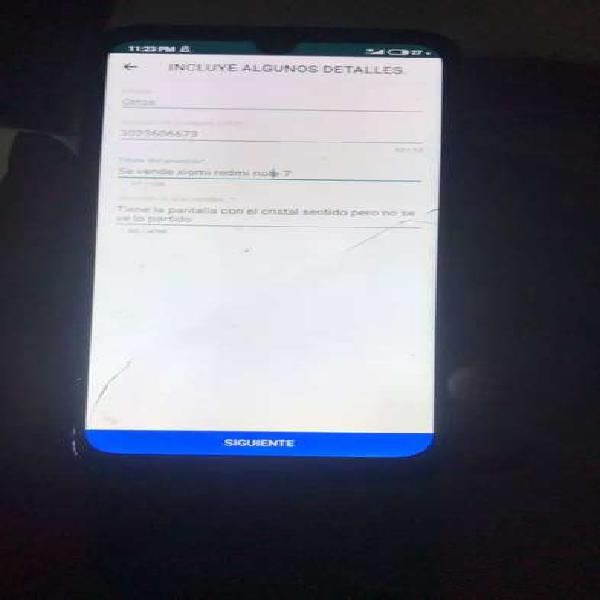 Se vende xiomi redmi note 7