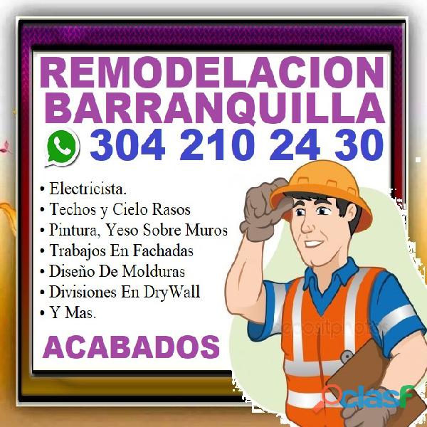 ⭐ Barranquilla, Maestro De Obra, Albañil, Electricista,