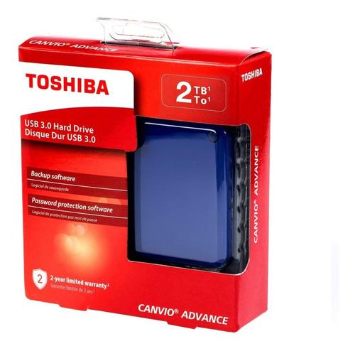 Disco Duro Externo Toshiba Canvio Advance 2t Usb 3 Inmediato