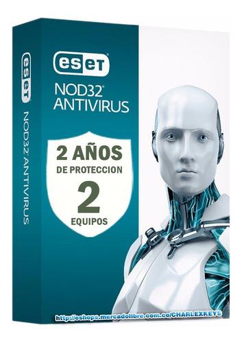 Eset Nod32 Antivirus V13 / Licencia Original 2 Pc 2 Años