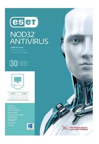 Eset Nod32 Antivirus V13 / Licencia Original 3 Pc 1 Año