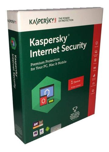 Kaspersky Internet Security Antivirus 3 Dev 1 Año