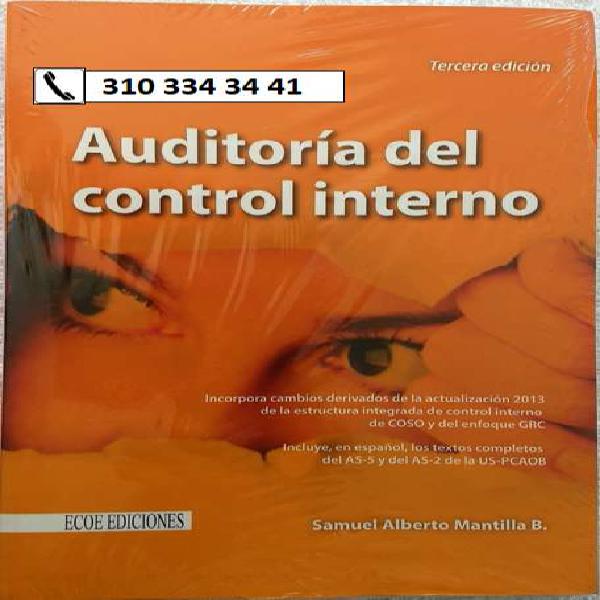 LIBRO AUDITORIA DEL CONTROL INTERNO / 3RA EDICIÓN.