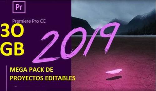Mega Pack De Proyectos Para Adobe Premier Cc 2019