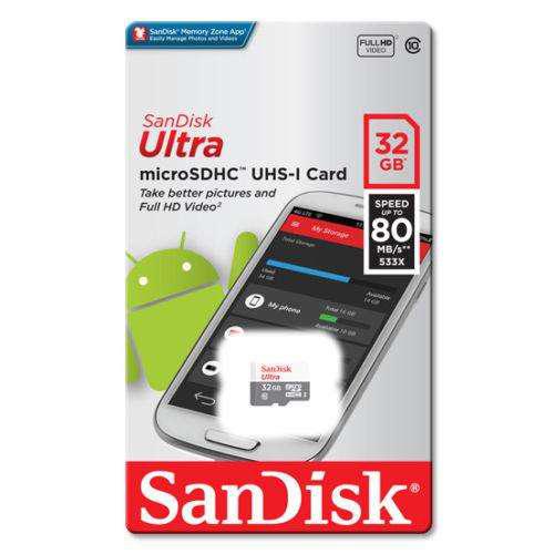 Memoria Micro Sd Sandisk Ultra 32gb