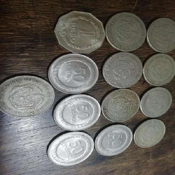 Monedas Colombia 1956 a 1969