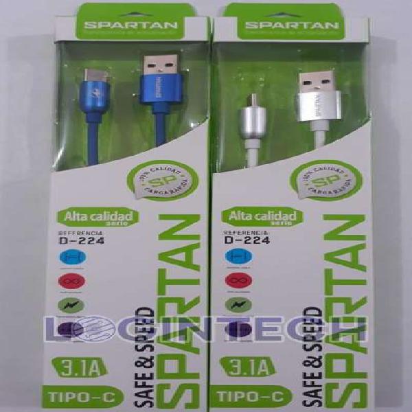 Cable Datos USB Tipo C - Original SPARTAN 3.1A – 1Mts