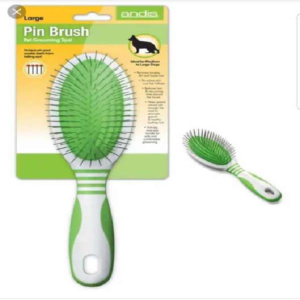 Cepillo Pin Brush para Perros Pelo Largo
