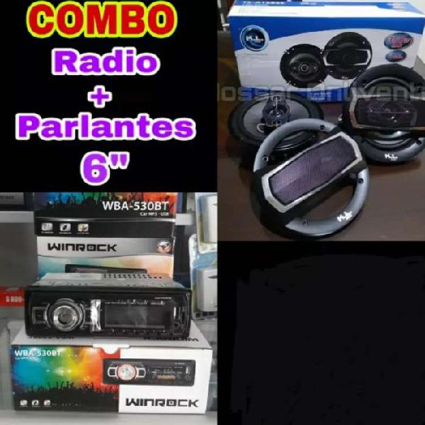 Combo radio + parlantes