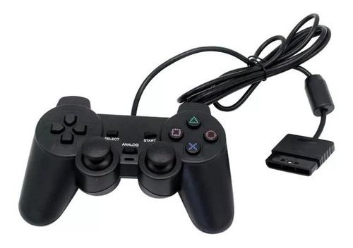 Control Ps2 Playstation 2 Dualshock 2 Negro Alambrico