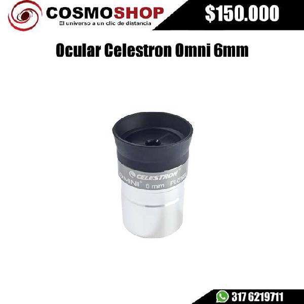Lente Ocular Celestron Omni 6mm 1.25" 93317