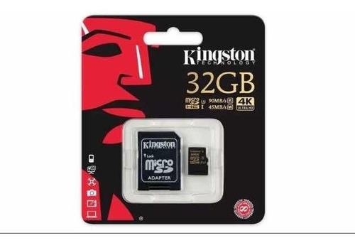 Memoria Kingston Micro Sd 32 Gb 4k Clase 10 Original