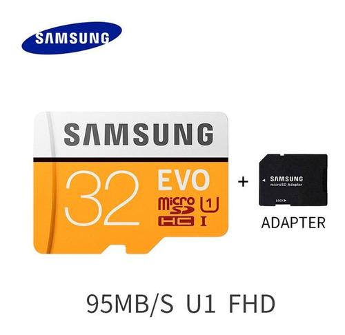 Memoria Micro Sd 32gb Clase 10 Samsung Evo 95mbs Original