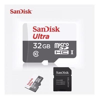 Memoria Micro Sd 32gb Sandisk Cl10 80mb Original 1 Año