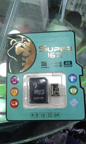 Memoria Micro Sd Super 16gb Tecnologia Uhs-i U3 / 4k