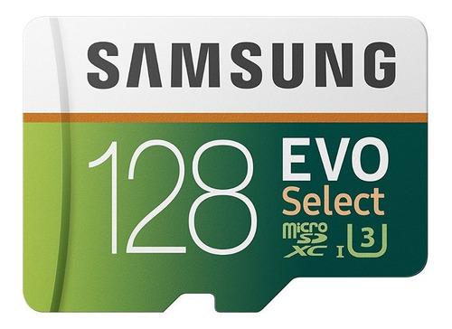 Memoria Microsd Samsung Evo Select 128gb 100mbs C10 U3 4k