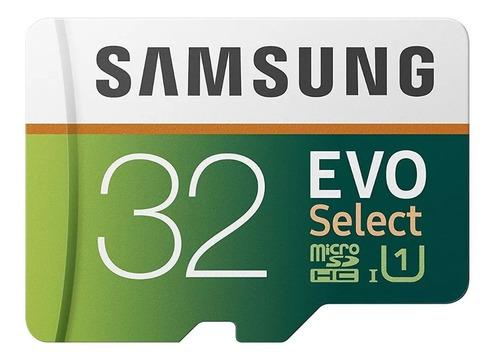 Memoria Samsung Evo Select 32gb Microsd C10 U1 4k 95mb/s