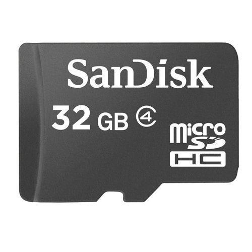 Memoria Sandisk 32gb Class 4 Microsd Micro Sdhc Para Celular