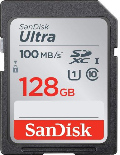Memoria Sd Sandisk Ultra 128gb C10 Uhs1 100mbs Original