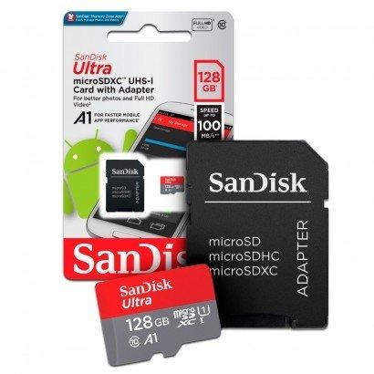 Microsd Sandisk Ultra 128 Gb Microsdxc Uhs-i Nueva, Sellada