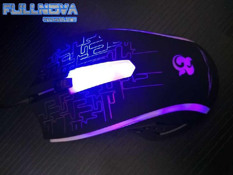 PROMOCIÓN - MOUSE GAMER RGB C5 - 1600 DPI - CRAQUELADO -