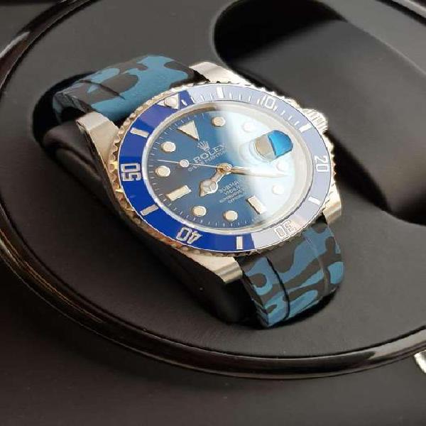 Relojes Rolex Submariner Azul Negro Camuflado Envio Gratis