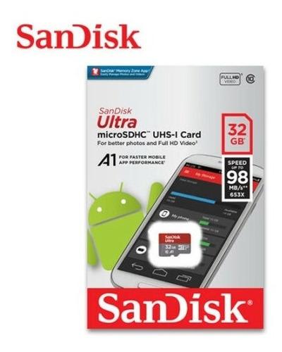 Sandisk 32gb Ultra Nueva Tarjeta De Memoria A1 Clase 10