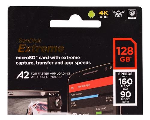 Sandisk Extreme Tarjeta De Memoria Microsdxc 128 Gb Clase 10