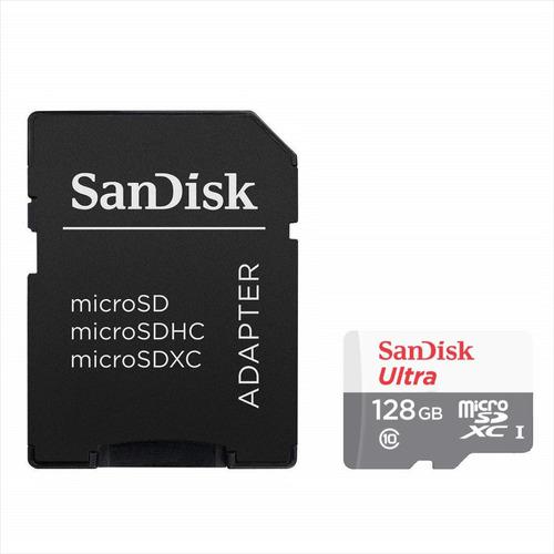 Sandisk Ultra, Tarjeta Micro Sdxc 128gb, Uhs-i, C10, 80mb/s