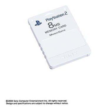 Tarjeta De Memoria Playstation 2 Solamente (8mb) Ceramic