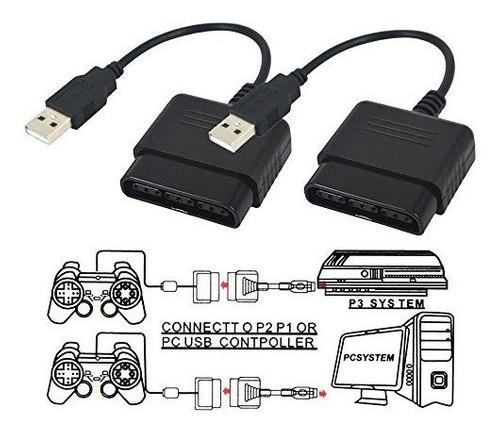 Traderplus Playstation 2 Controller To Usb Adapter Para Pc O