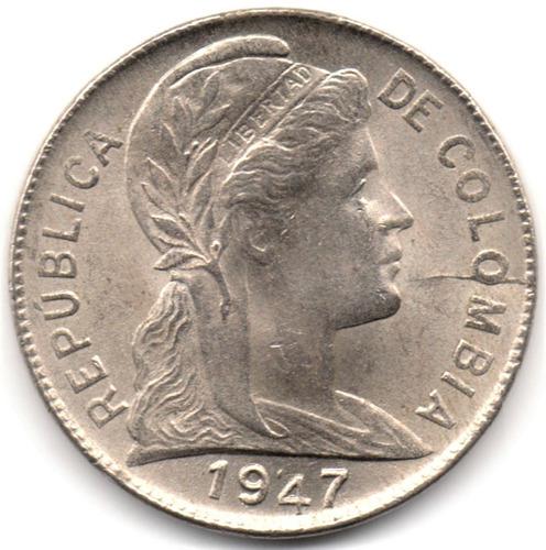 2 Centavos 1947 Bogotá Sin Circular