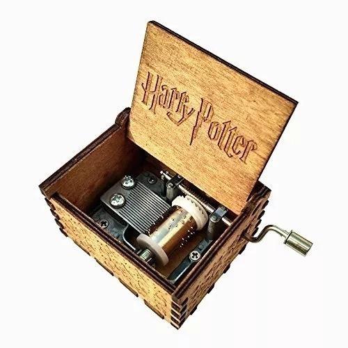 Caja Musica De Madera Harry Potter Coleccionable
