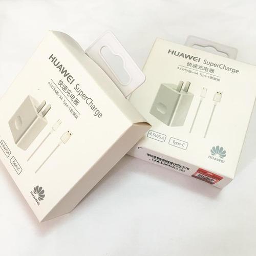 Cargador Huawei Original Tipo C Supercarga P30 Mate20 P20