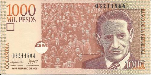 Colombia 1000 Pesos 1 Febrero 2006