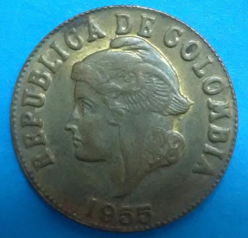 Colombia Moneda 2 Centavos 1955